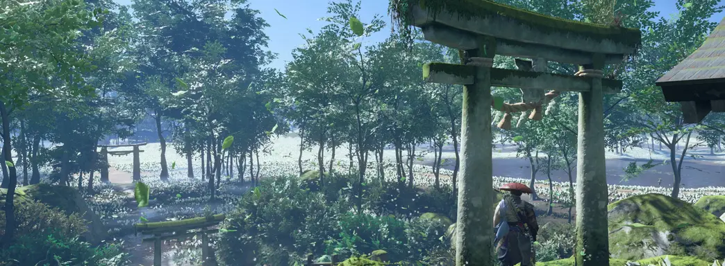 Magia de la exclusividad de Sony. Los fans de Ghost of Tsushima restauran la puerta de la isla de Tsushima