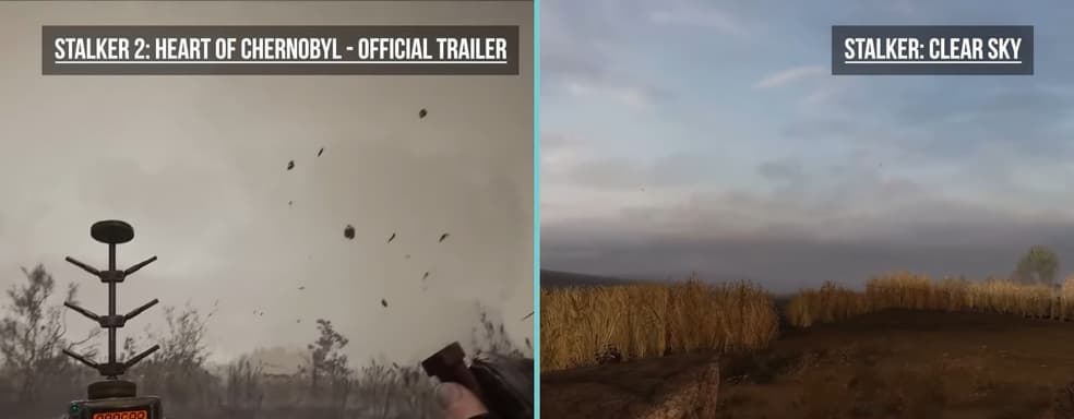 New Generation. Graphics Comparison of "S.T.A.L.K.E.R. 2: Heart of Chornobyl" with Other Games in the Series