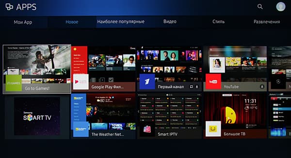 ЖК-телевизор Samsung UE55KS8000U. Интерфейс