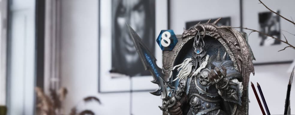 Правитель Нордскола: HEX Collectibles представила статую Короля-лича из игры Hearthstone