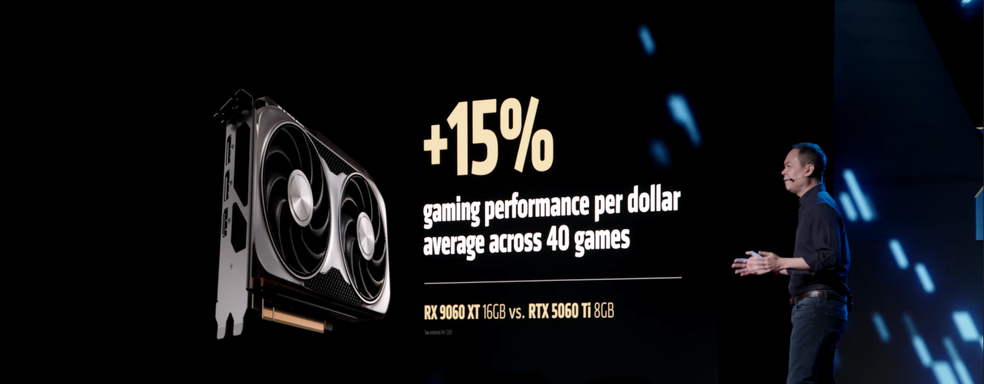 Самая мощная видеокарта до $350. AMD официально представила Radeon RX 9060 XT