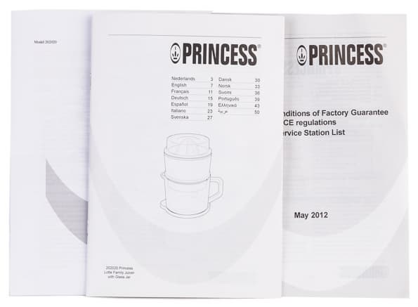 Электрическая соковыжималка для цитрусовых Princess 202020