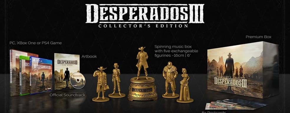 Цена и состав коллекционного издания Desperados 3