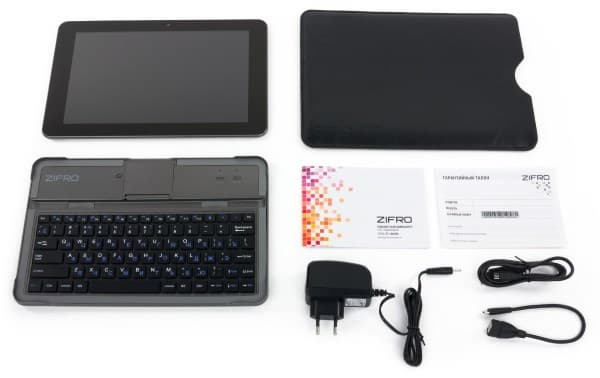 Комплектация планшета Zifro ZT-1001KB