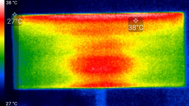ЖК-монитор LG 34UC99. Нагрев спереди