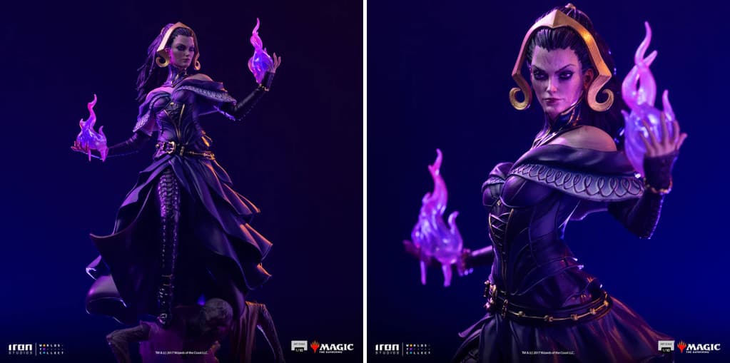 The rights to the images belong to Wizards of the Coast and Iron Studios