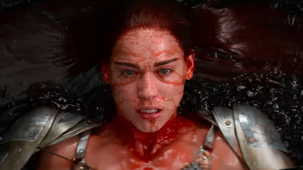 Screenshot from the film "Red Sonja" (2025)