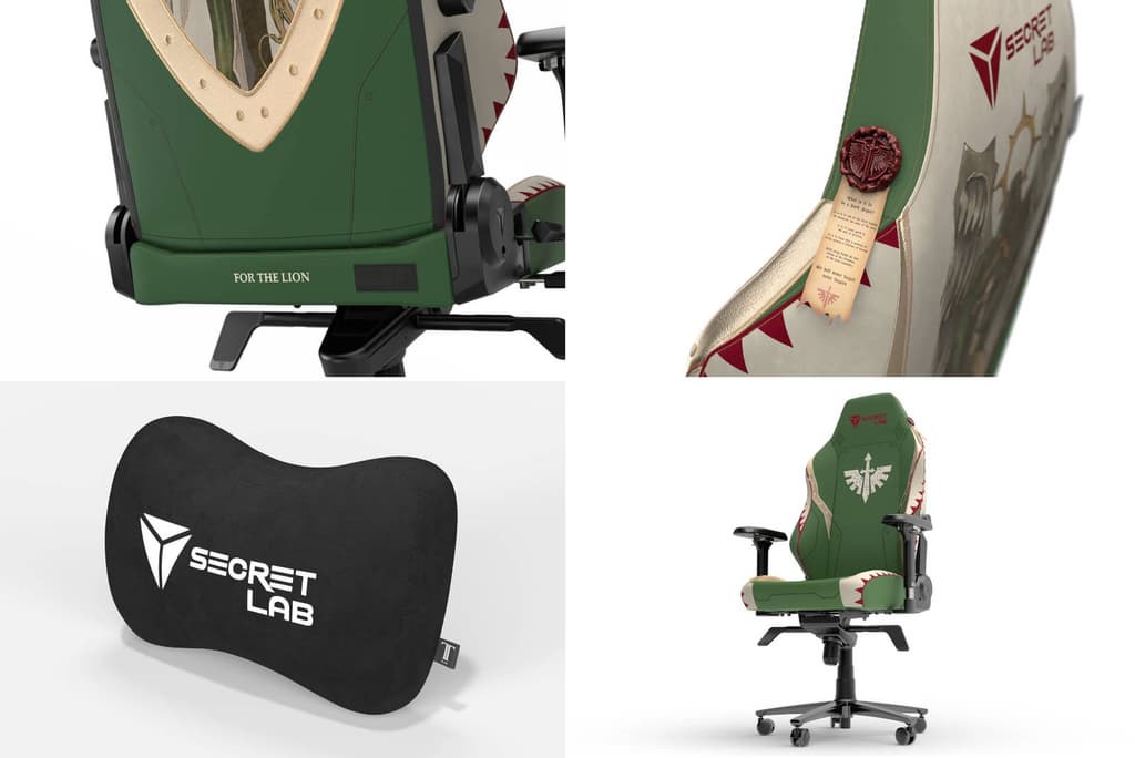 Права на изображения принадлежат Secretlab и Games Workshop