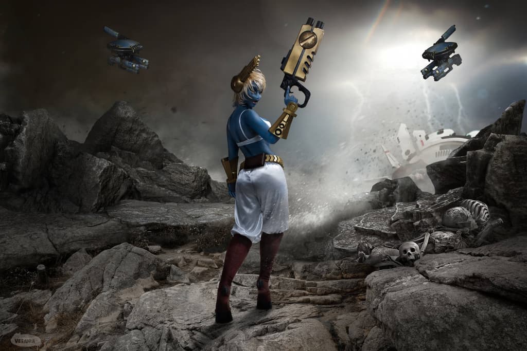  Fotógrafa: VESANIA. Cosplayer: Anna Shakhovskaya. SFX grim: Natalia Blinkova 