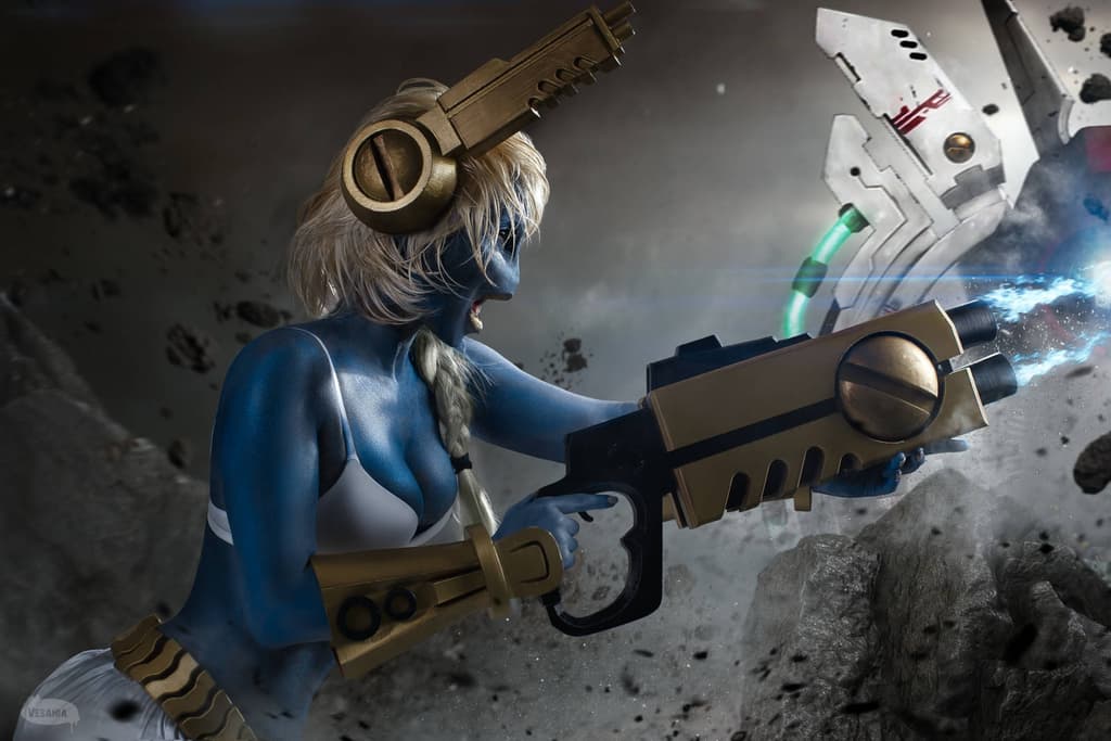  Fotógrafa: VESANIA. Cosplayer: Anna Shakhovskaya. SFX grim: Natalia Blinkova 