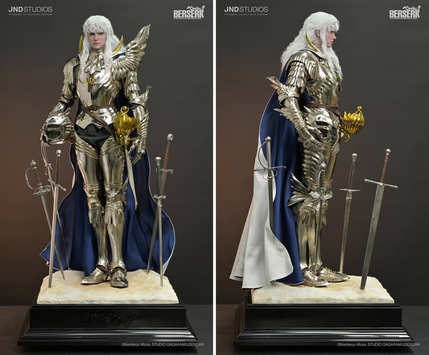Los derechos de las imágenes pertenecen a Kentarou Miura, STUDIO GAGA, HAKUSENSHA, JND Studios