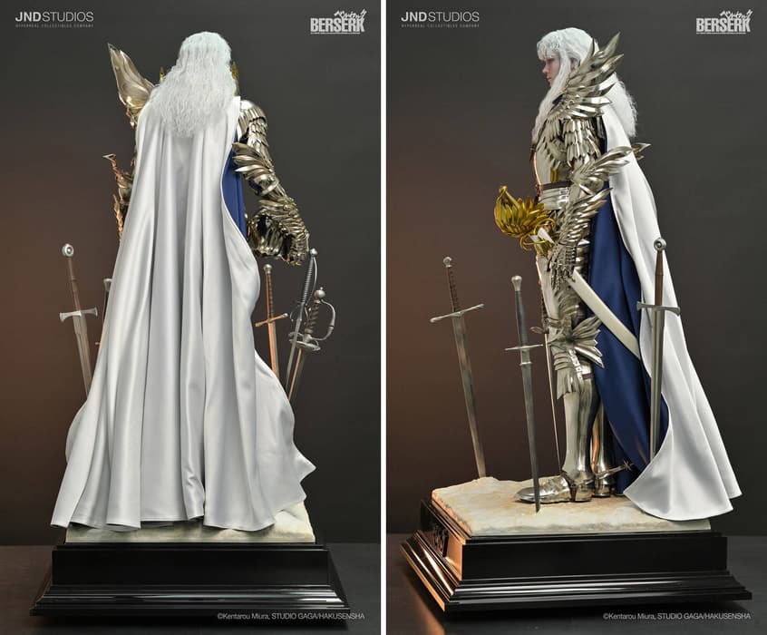 Los derechos de las imágenes pertenecen a Kentarou Miura, STUDIO GAGA, HAKUSENSHA, JND Studios
