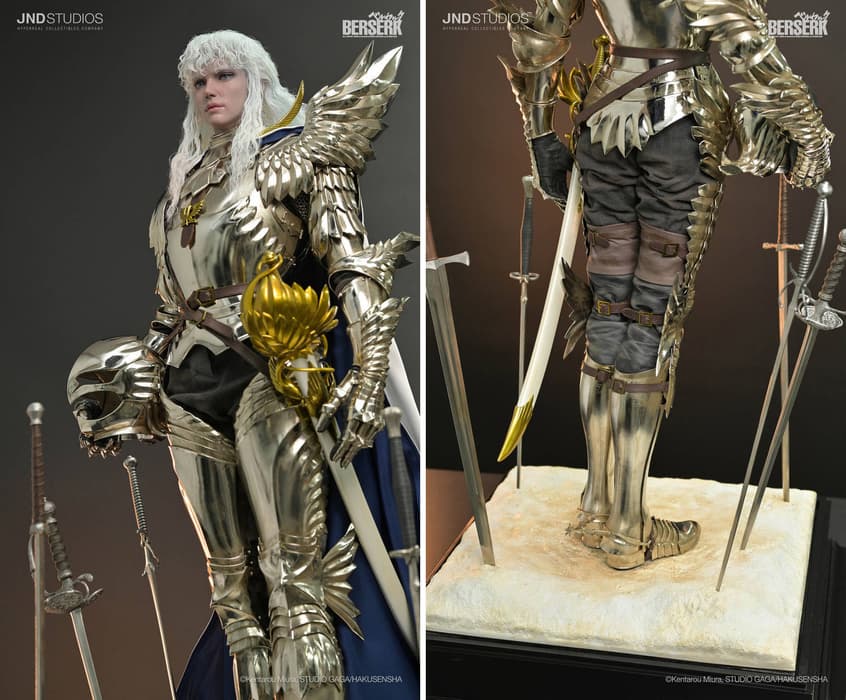 Los derechos de las imágenes pertenecen a Kentarou Miura, STUDIO GAGA, HAKUSENSHA, JND Studios