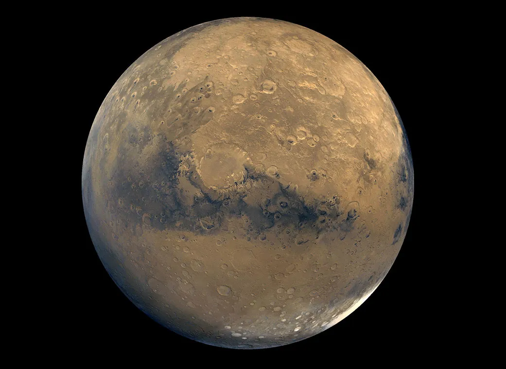 Photo of the planet Mars