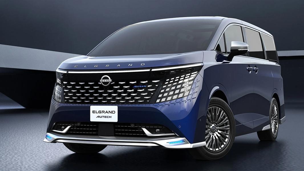 Представлен гибридный минивэн Nissan Elgrand Autech с полным приводом Премиальный минивэн Nissan Elgrand Autech