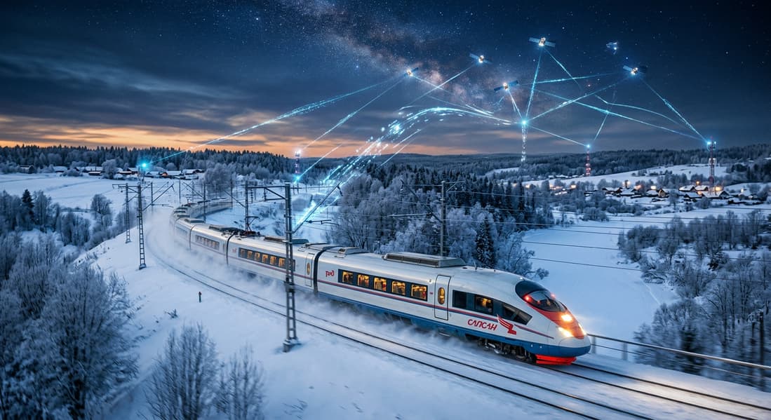 Российский спутниковый интернет — не аналог Starlink — появится в «Сапсанах» и «Ласточках»