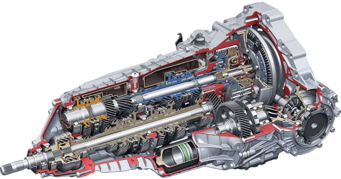 7-ступенчатая КПП S tronic, оснащенная центральным дифференциалом