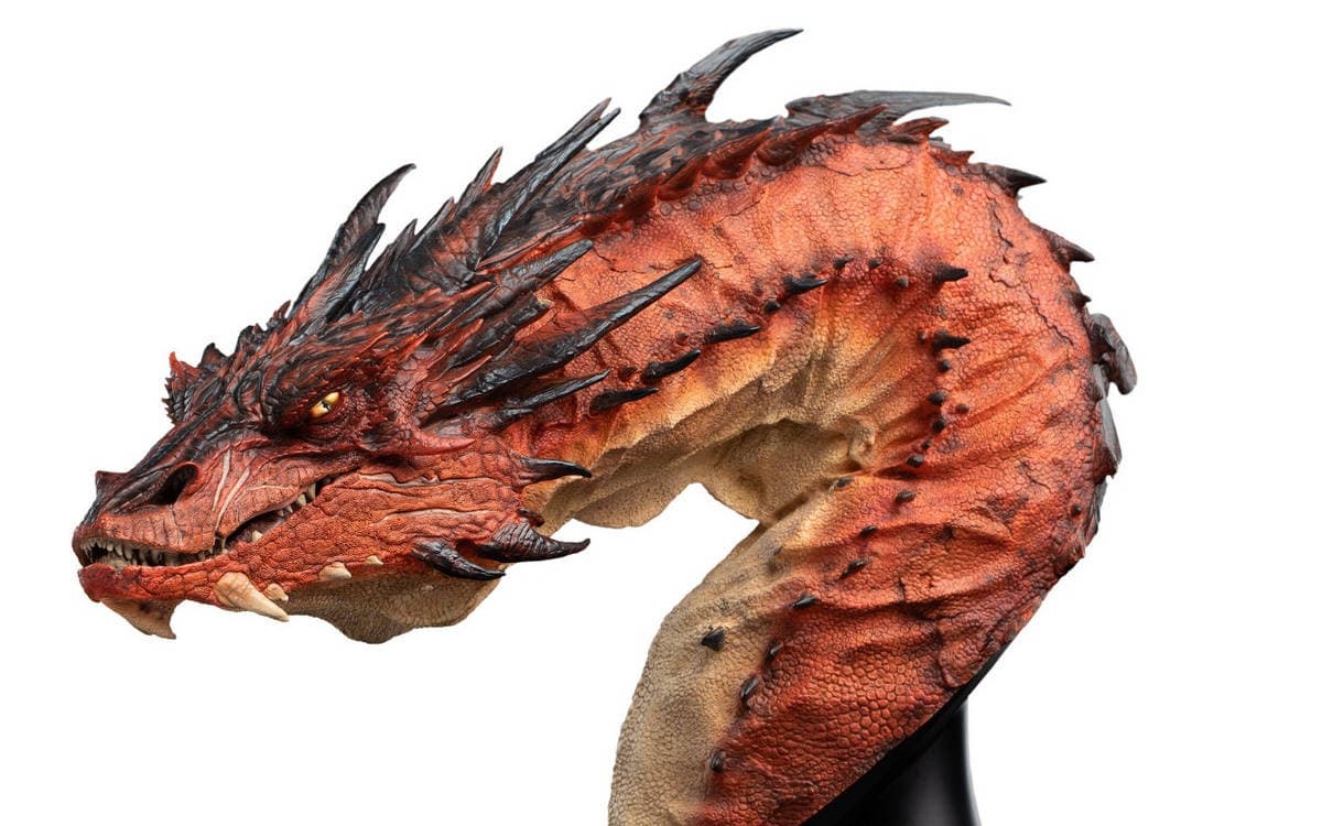 Weta Workshop перевыпустит бюст Смауга из «Хоббита»: возвращение огнедышащего дракона