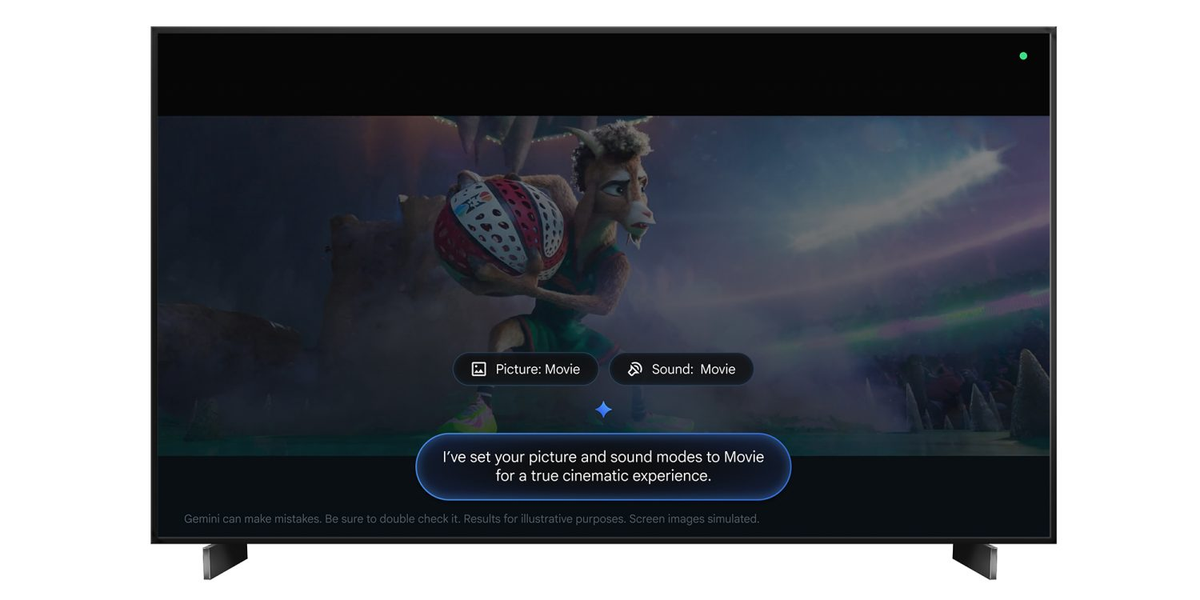 Телевизоры на Google TV получили голосовое управление через Gemini Интерфейс голосового управления Google TV с поддержкой Gemini