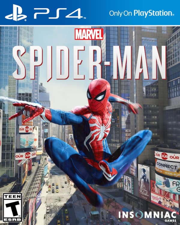 Обложка диска Marvel's Spider-Man для PlayStation 4