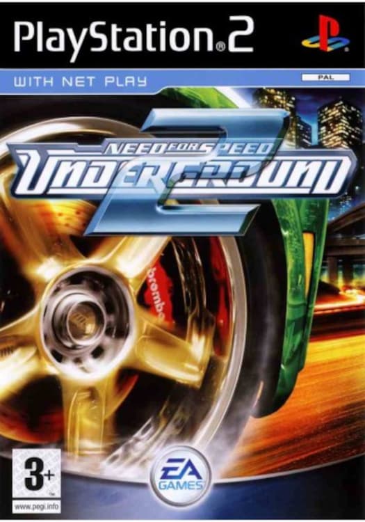 Обложка диска Need for Speed: Underground 2 для PlayStation 2