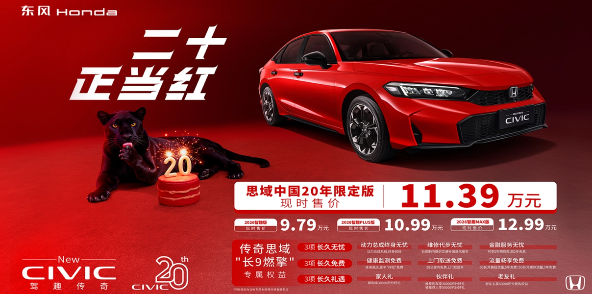 Экстерьер Honda Civic China 20th Anniversary