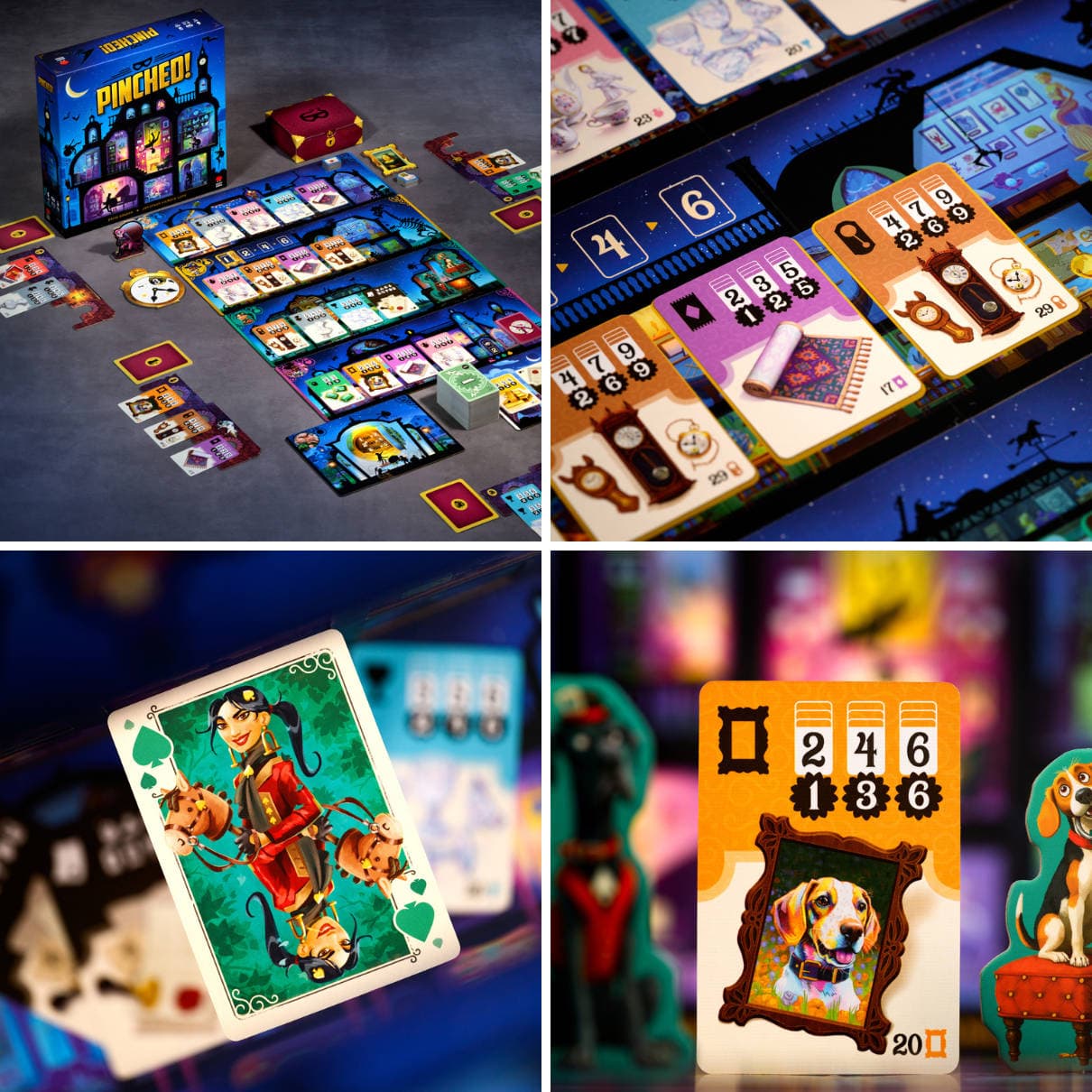 Примеры карт из игры Pinched!