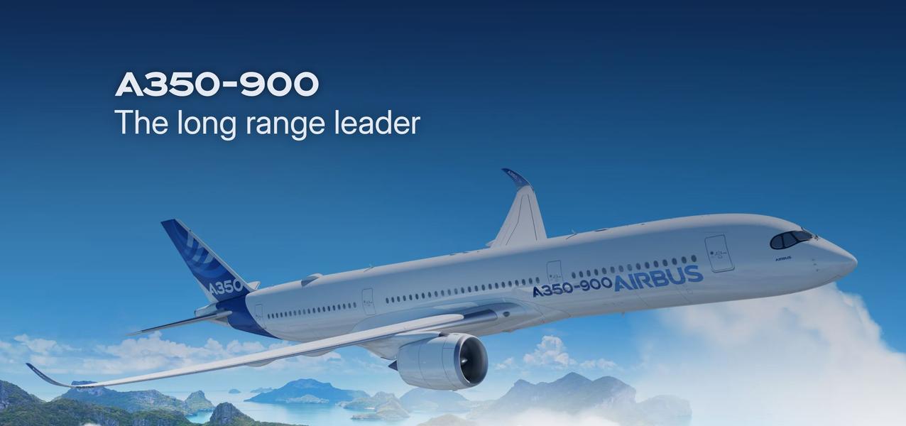 Airbus получила заказ на 15 дальнемагистральных широкофюзеляжных самолетов A350-900