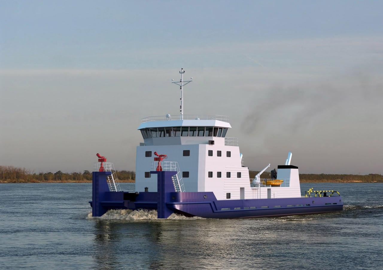 Concept of the pusher tug of project 00443