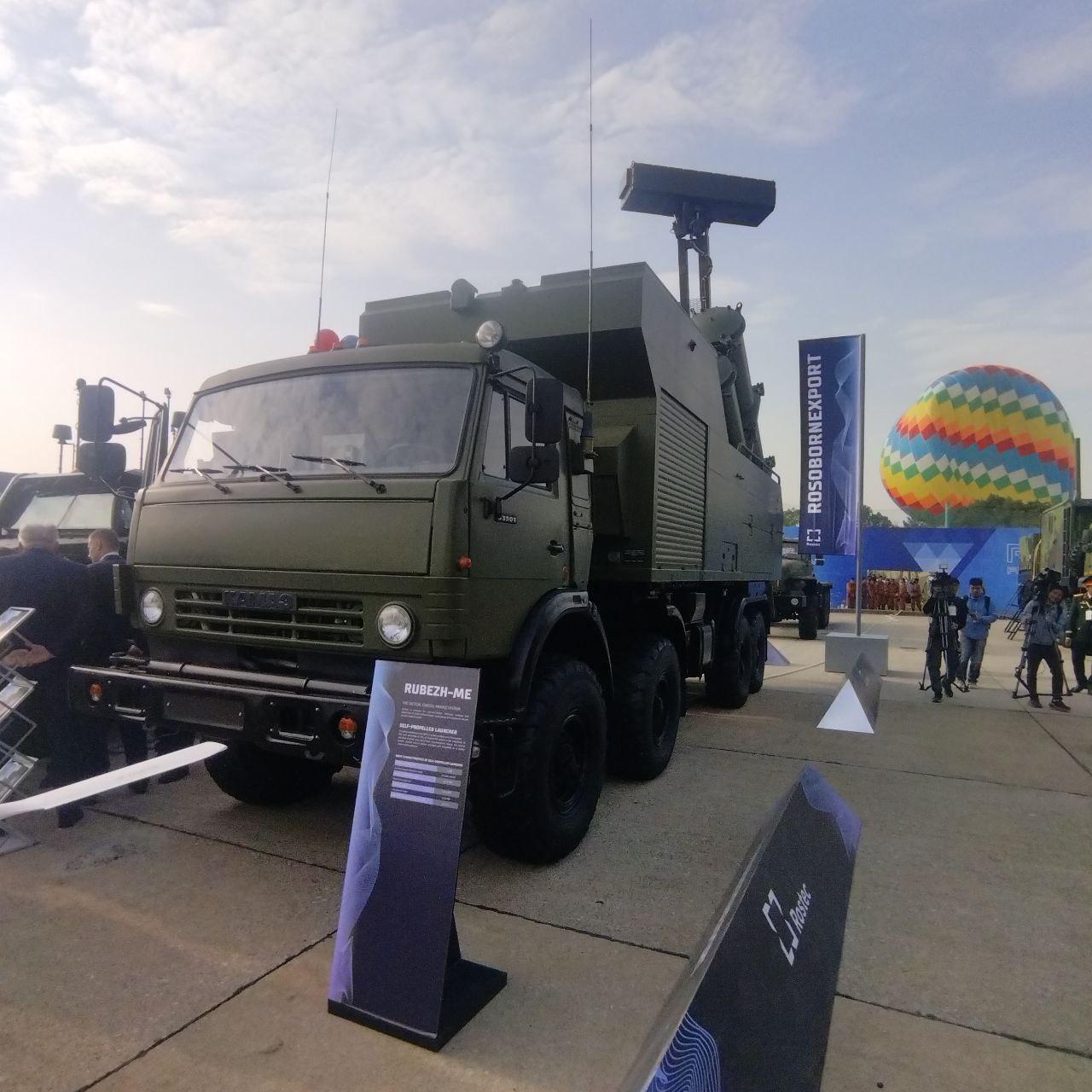El más reciente sistema de ataque costero "Rubezh-ME" con misil Kh-35UE