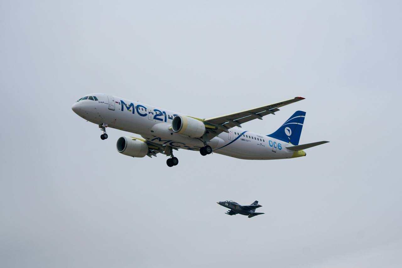 El segundo avión MC-21 de reemplazo de importación despegó