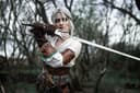 Модель представила косплей Цири из The Witcher 3: Wild Hunt — приключения Пепельноволосой