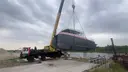 Новое направление МАЗ-МАН: первое белорусское электросудно спустили на воду в Брестской области