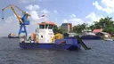 Новейший нефтемусоросборщик «Эко-1» начал испытания в море