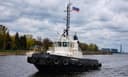 Head tugboat of project 05380 "Grifon-9" built at "Pella" shipyard in Leningrad Oblast