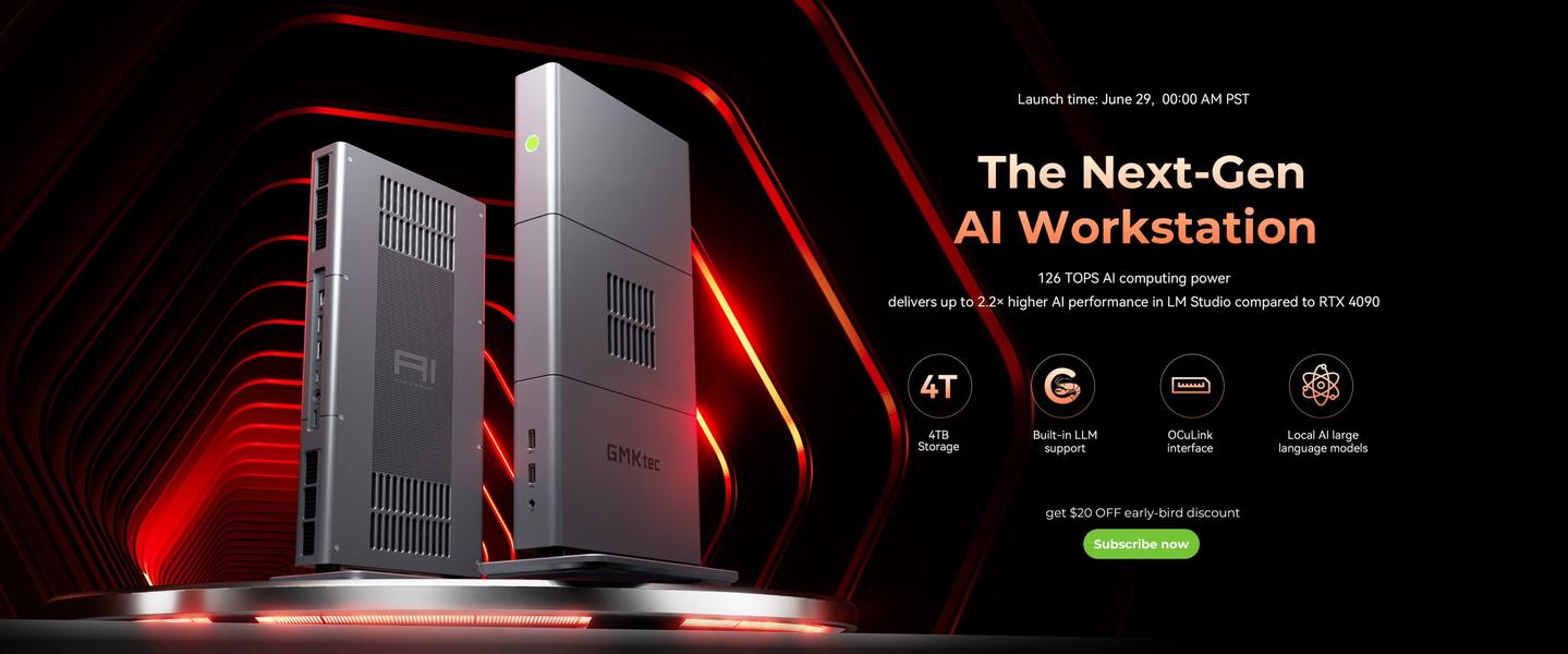 Мини-ПК GMKtec EVO-X3 для работы с ИИ