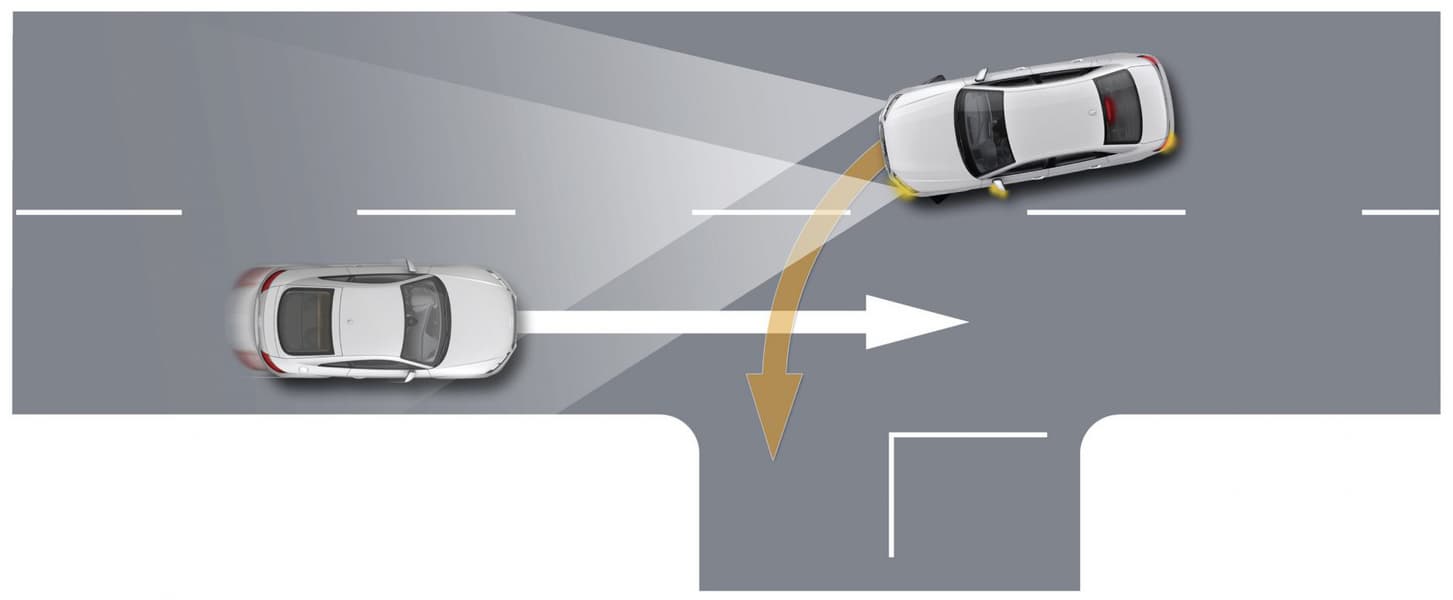 Ассистент прохождения левых поворотов
