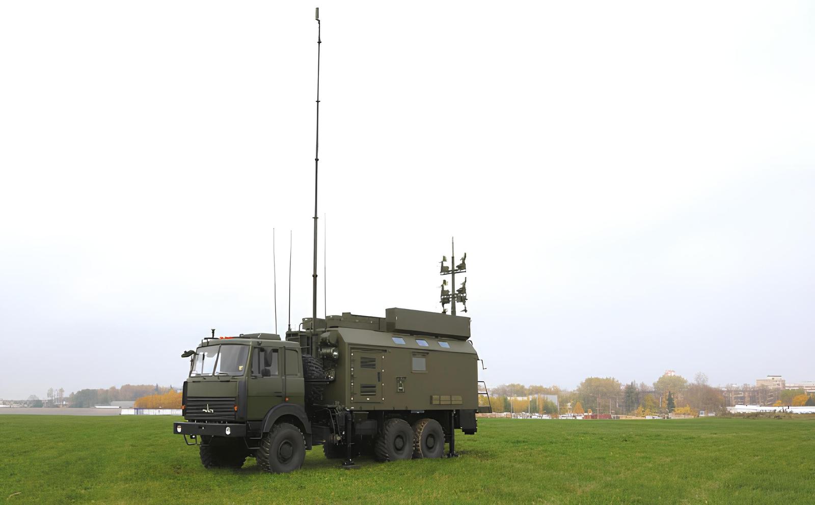 puesto de control de guerra electrónica y radiocontrol «Berezina»