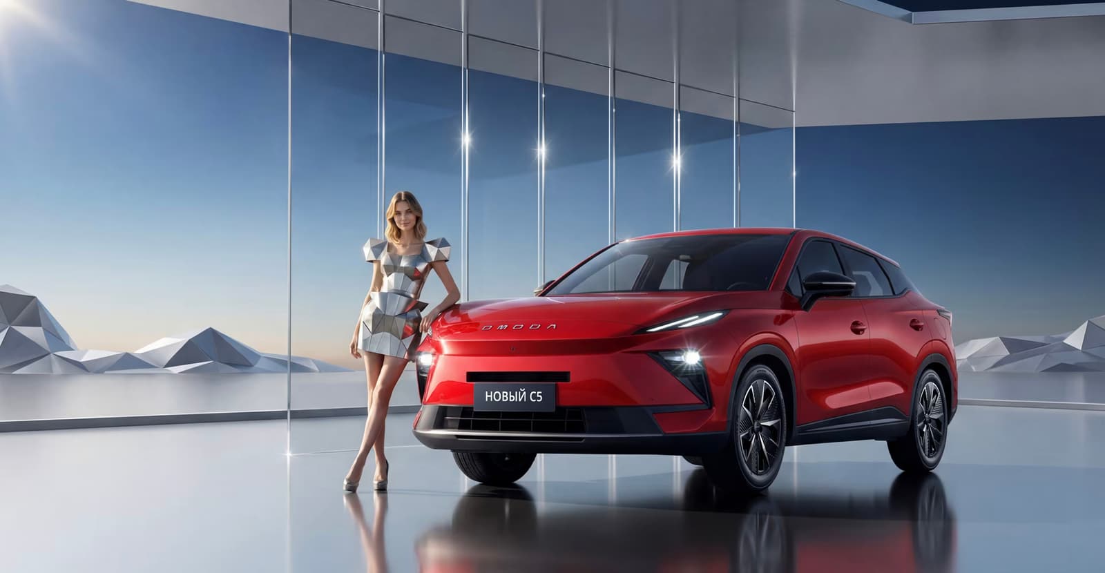 2,85 млн рублей за «космический» дизайн, интеллектуальные системы и полный привод: в России появилась новая версия кроссовера Omoda C5