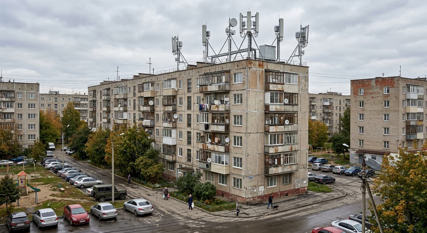 В России почти 1 миллион базовых станций, почти 30% — базовые станции 2G