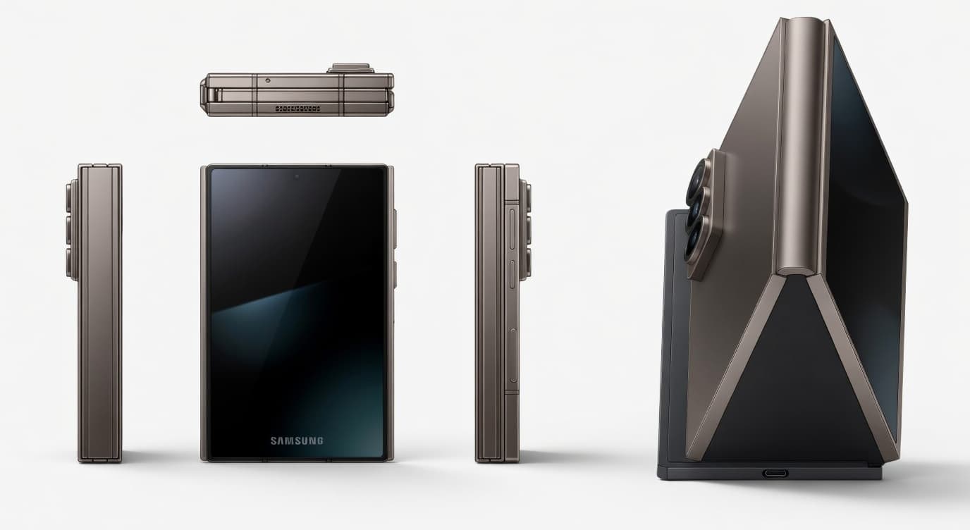 Samsung готовит новый смартфон, который сможет складываться втрое