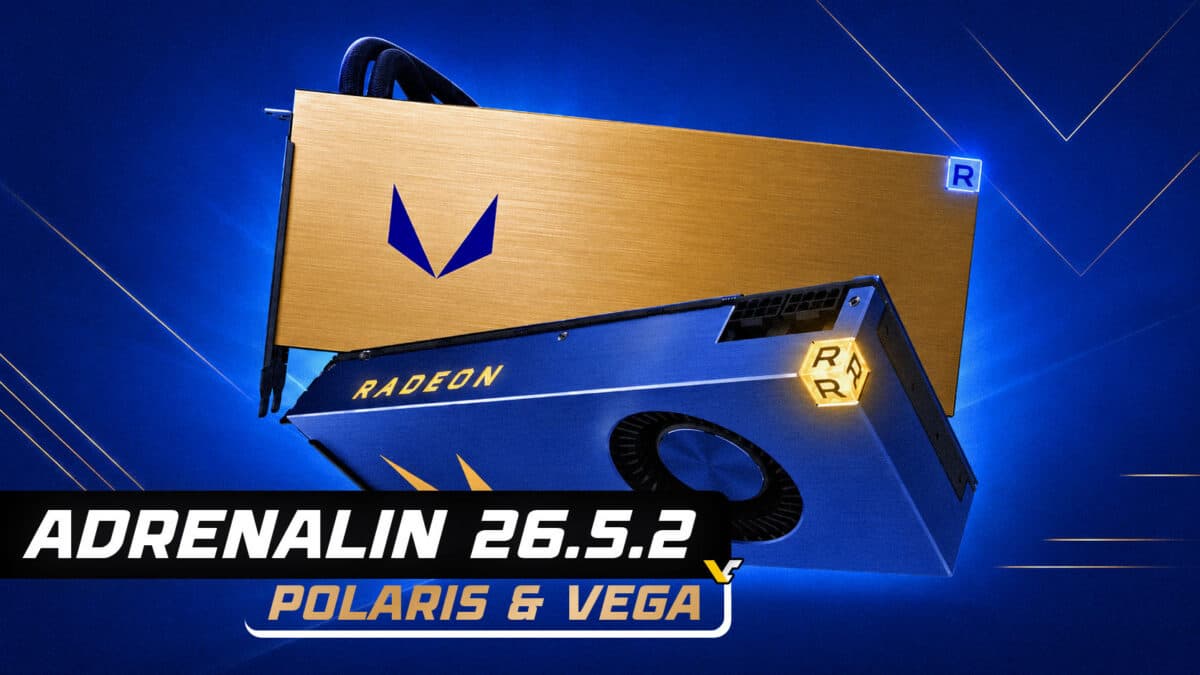 AMD вспомнила про старые видеокарты Polaris и Vega — выпущен свежий драйвер