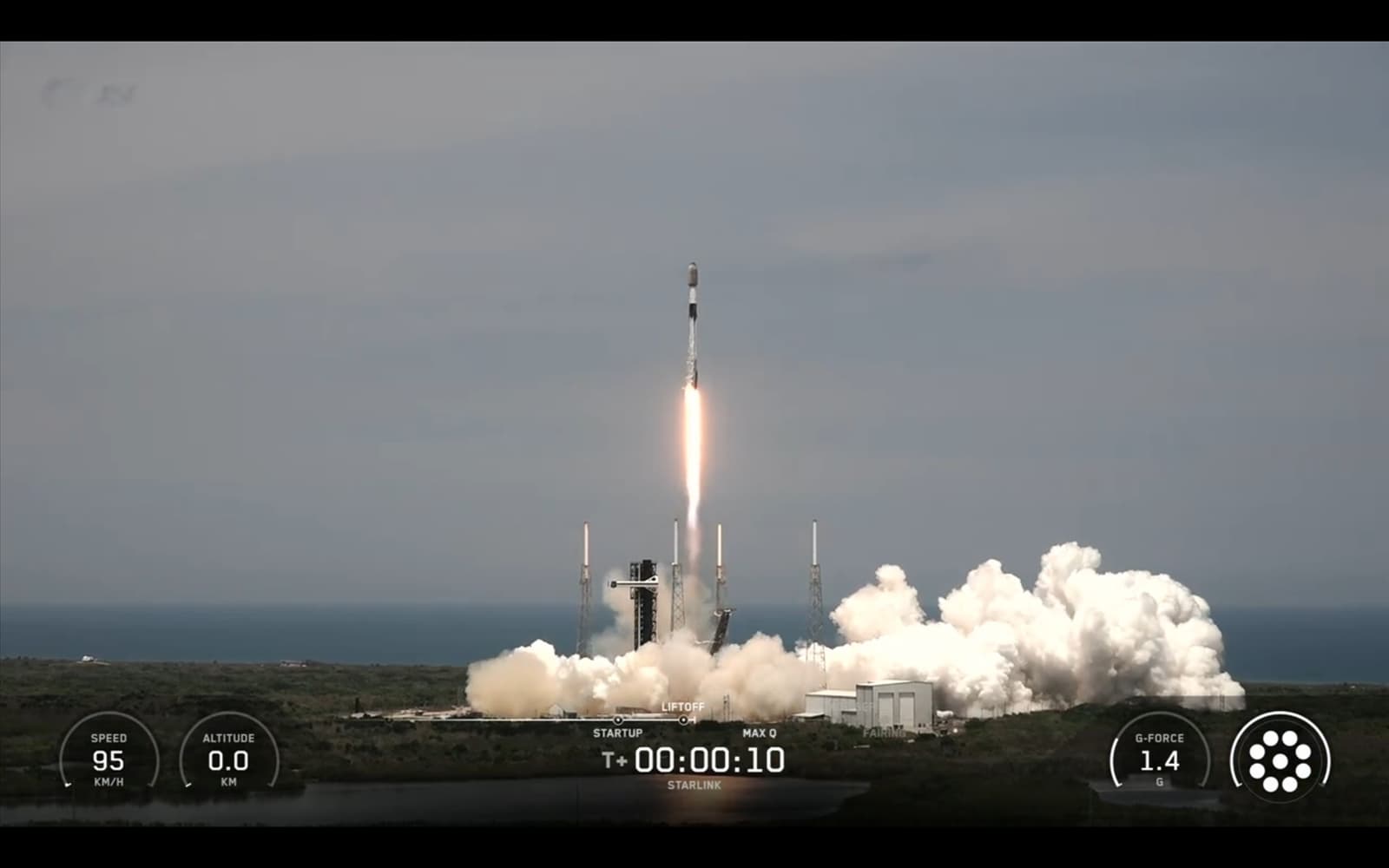 SpaceX успешно запустила 29 спутников Starlink, первая ступень B1069 отработала уже 31 раз