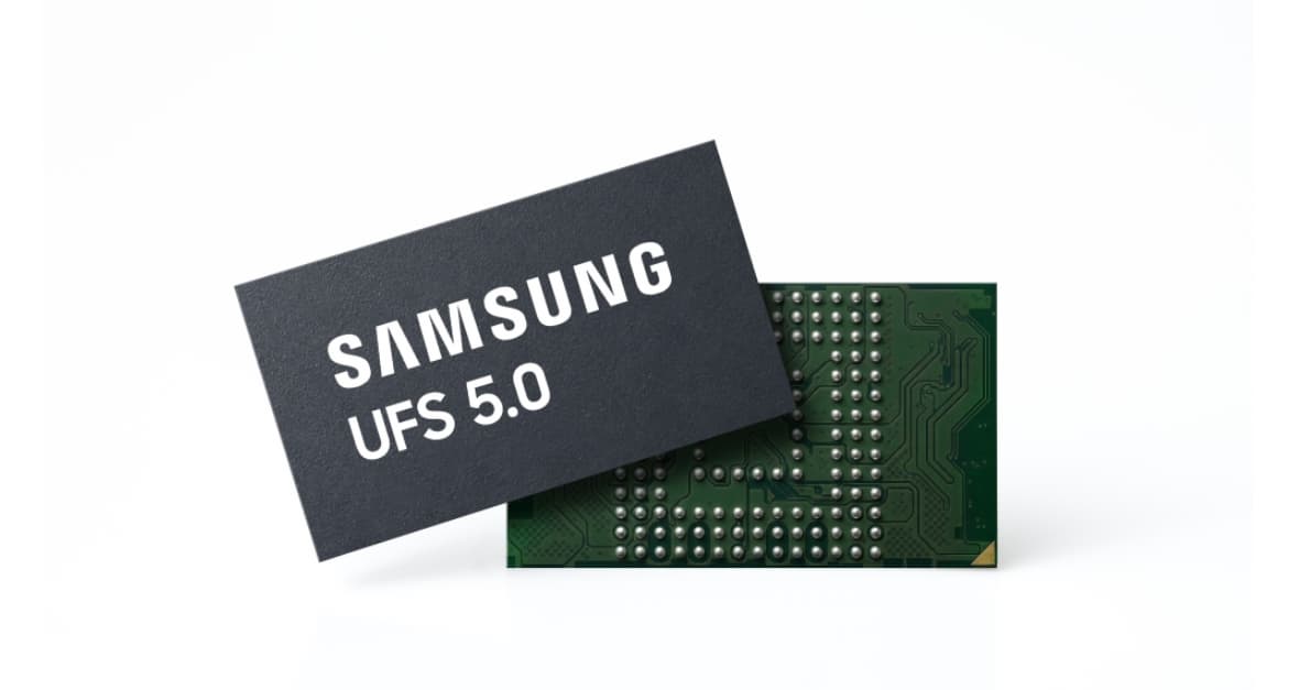 Представлена сверхбыстрая память Samsung UFS 5.0 со скоростью до 10,8 ГБ/с