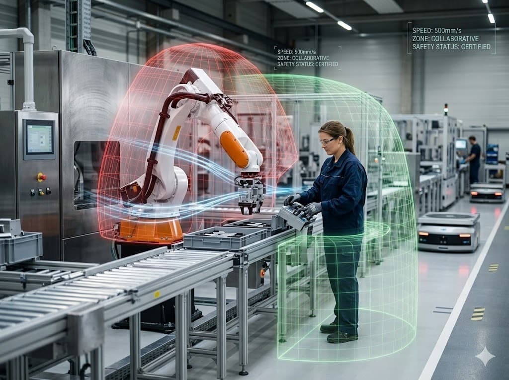 Sensory Robotics получила UL-сертификацию системы SR-1, открыв путь к бесклеточному промышленному взаимодействию людей и роботов