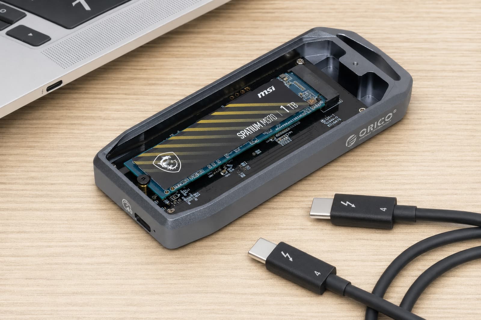 Руководство по самостоятельной сборке внешнего SSD с интерфейсом Thunderbolt или USB4 (40 Гбит/с)