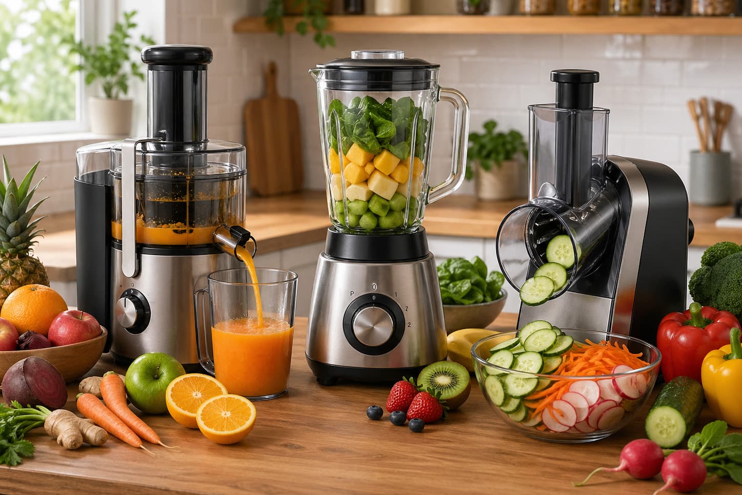 Техника против авитаминоза: соковыжималка, блендер и овощерезка, которые мы протестировали  и бонус для утилизации отходов