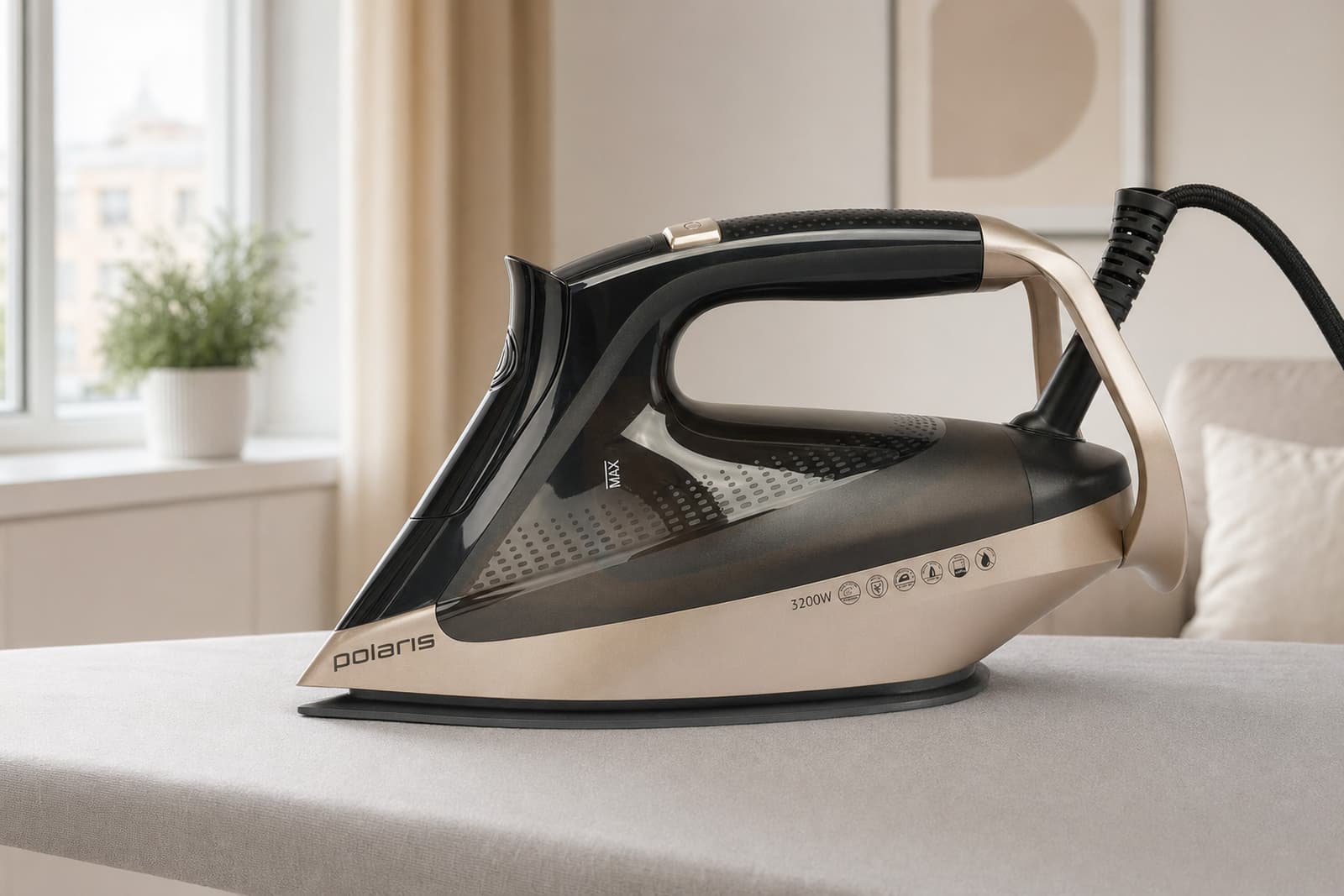Обзор утюга Polaris PIR 3225AK 3m WIFI IQ Home с дистанционным управлением