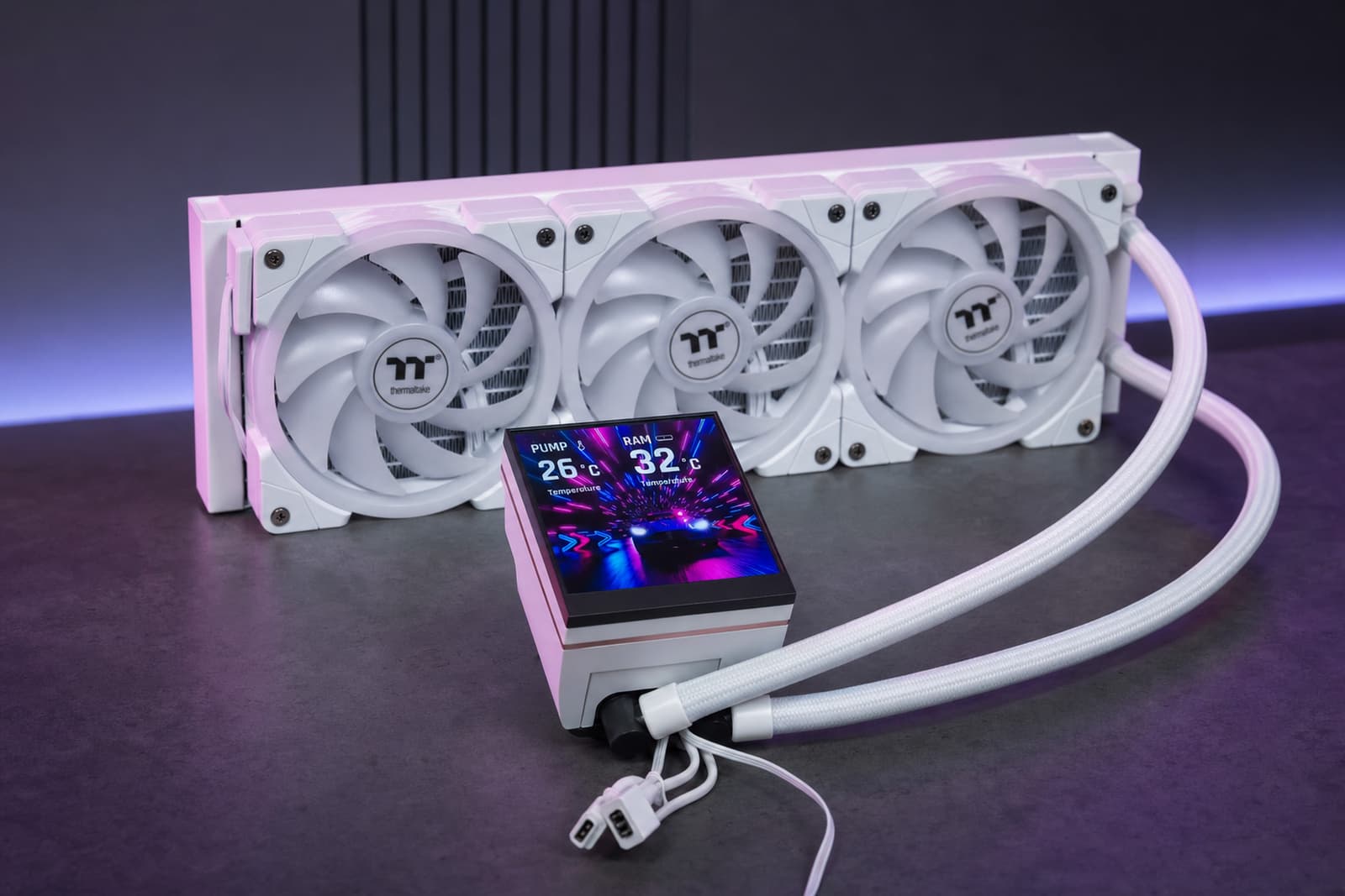 Обзор трехсекционной системы жидкостного охлаждения Thermaltake MAGFloe 360 Ultra ARGB Sync Snow Edition