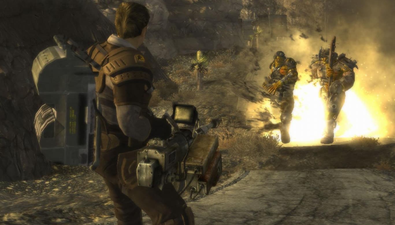 Изображение экрана 'Please Stand By' в стилистике Fallout, используемое Iron Galaxy Studios